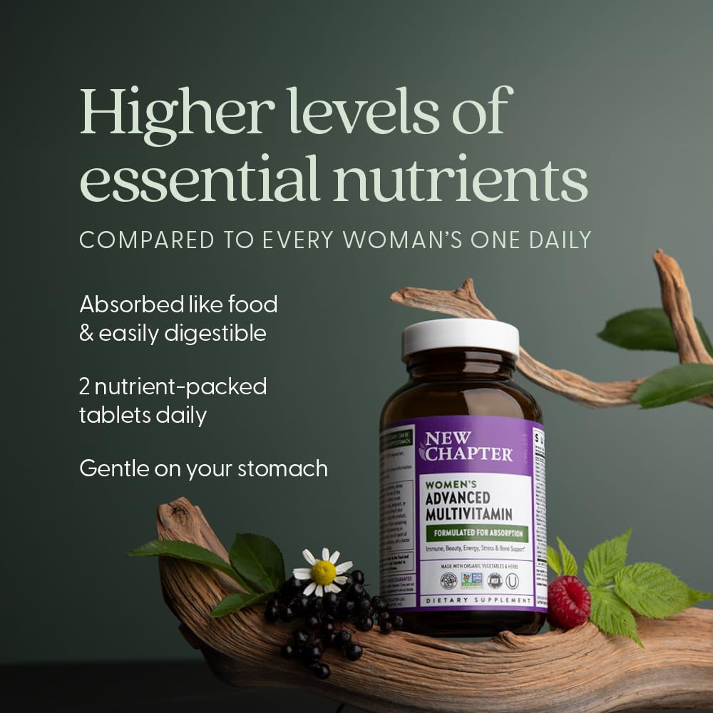 New Chapter Every Woman Multivitamin packaging details