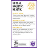 New Chapter Ginger Force 1848mg herbal supplement capsules in a natural setting