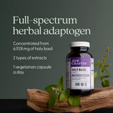 New Chapter Holy Basil Capsules back view with ingredient list