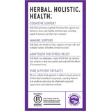 New Chapter Holy Basil Capsules on a wooden background