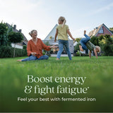 New Chapter Iron+ Whole-Food Fermented Iron Supplement side view
