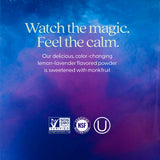 New Chapter L-Theanine & Magnesium Powder in a glass of water