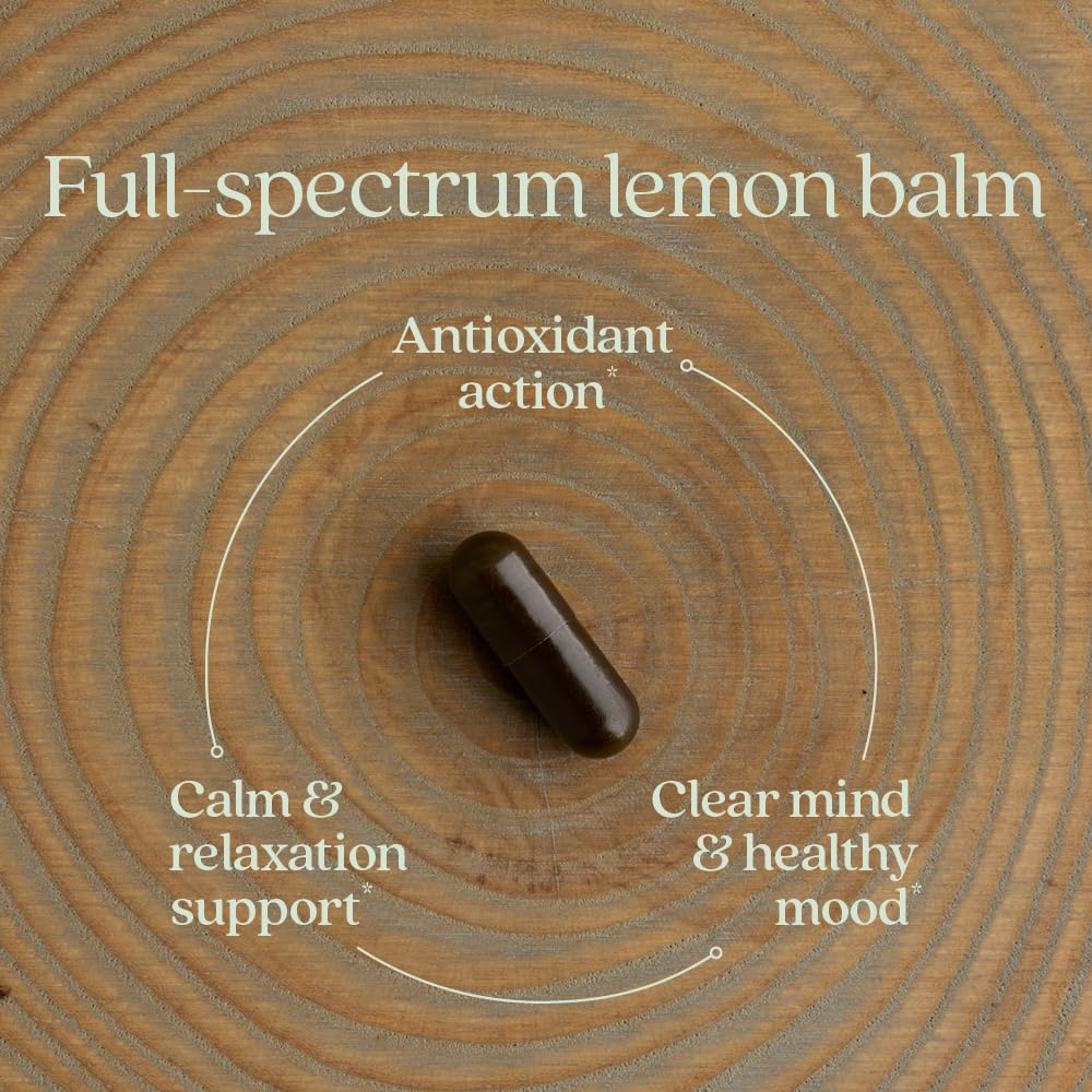 New Chapter Lemon Balm Force supplement ingredients list