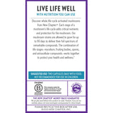 New Chapter LifeShield Mind Force Lion's Mane Mushroom capsules with a measuring spoon