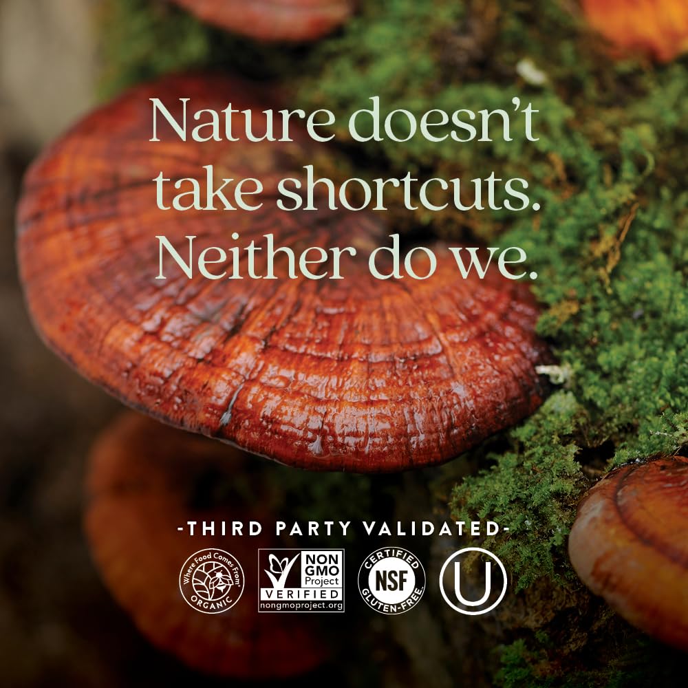 New Chapter LifeShield Reishi Mushroom Supplement label details