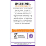New Chapter LifeShield Reishi Mushroom Supplement on a wooden table