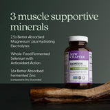 New Chapter Magnesium-Selenium-Zinc Supplement capsule close-up