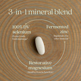 New Chapter Magnesium-Selenium-Zinc supplement capsule close-up