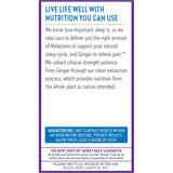 New Chapter Melatonin and Ginger Sleep Aid capsule in hand