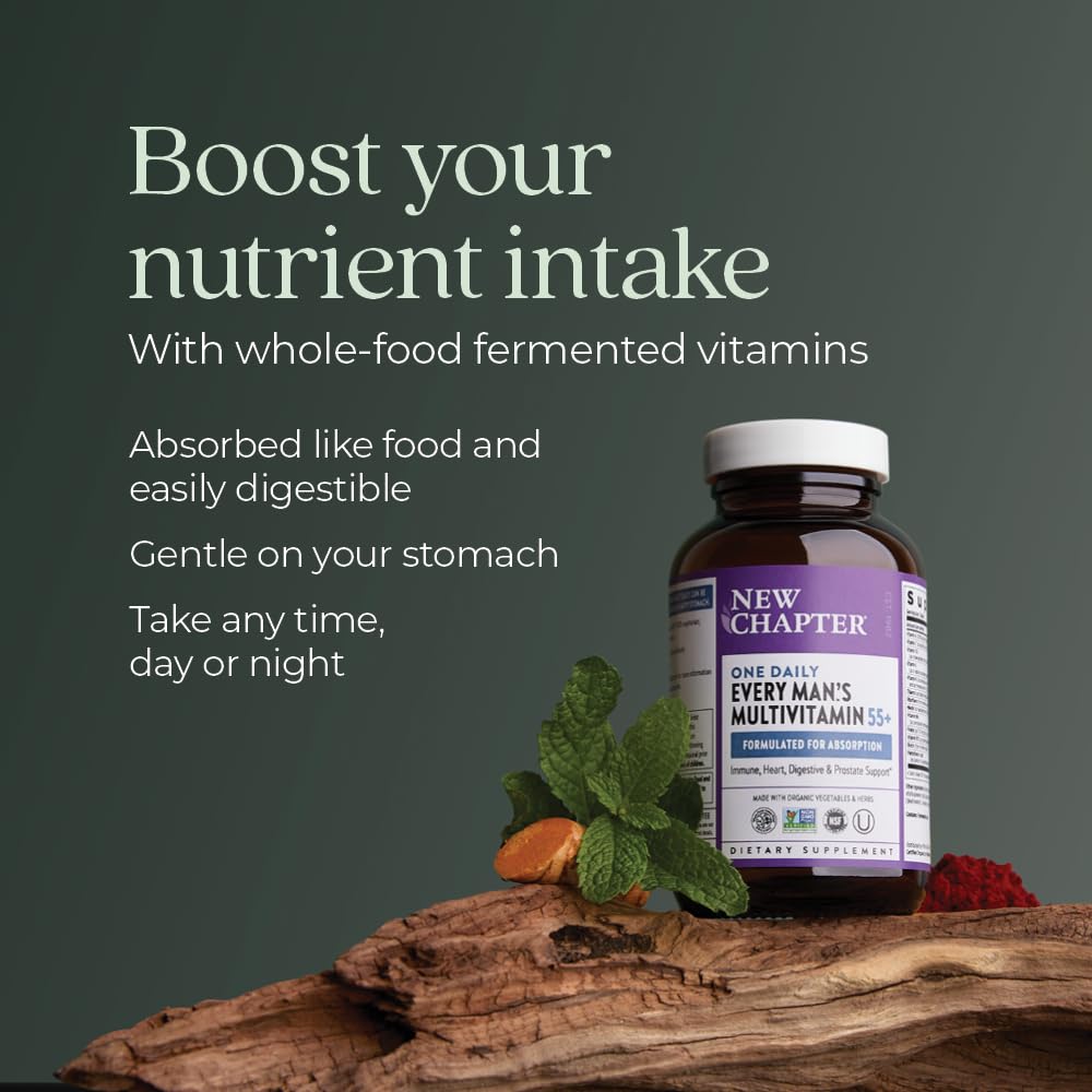New Chapter Men's Multivitamin 55+ ingredients list