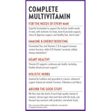 New Chapter Men's Multivitamin showing nutritional information