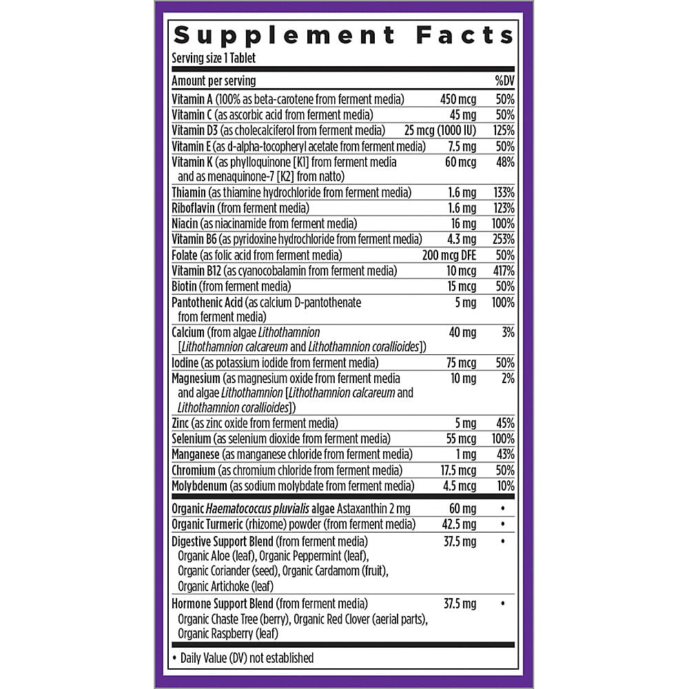 New Chapter Multivitamin for Women 50+ tablet close-up