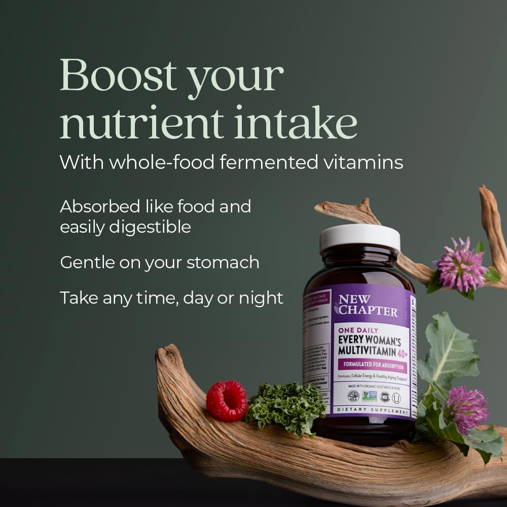 New Chapter Multivitamins for Women 40+, ingredients list