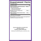 New Chapter Omega-7 Sea Buckthorn Blend 100mg capsule with a glass of water