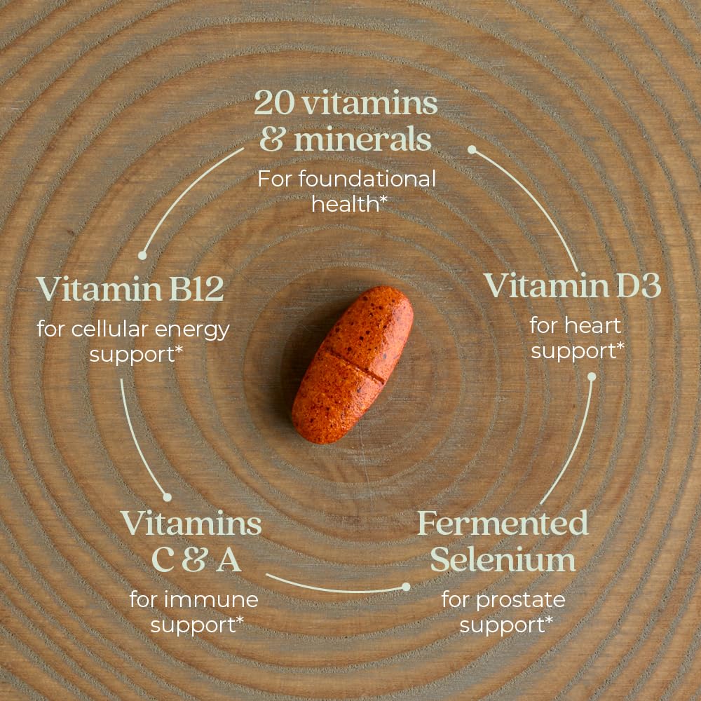 New Chapter One Daily Multivitamin for Men 55+ side view packaging