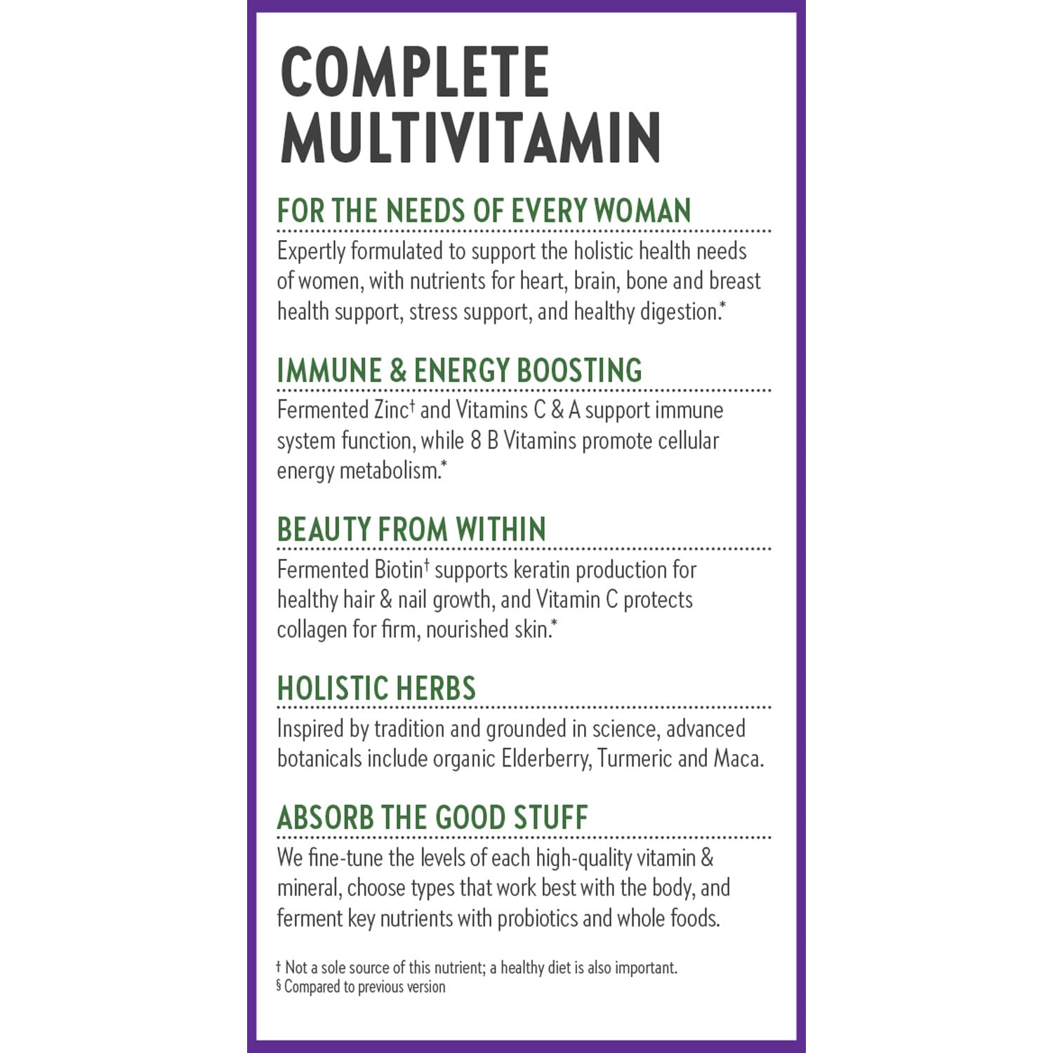 New Chapter One Daily Multivitamin for Women lifestyle scene