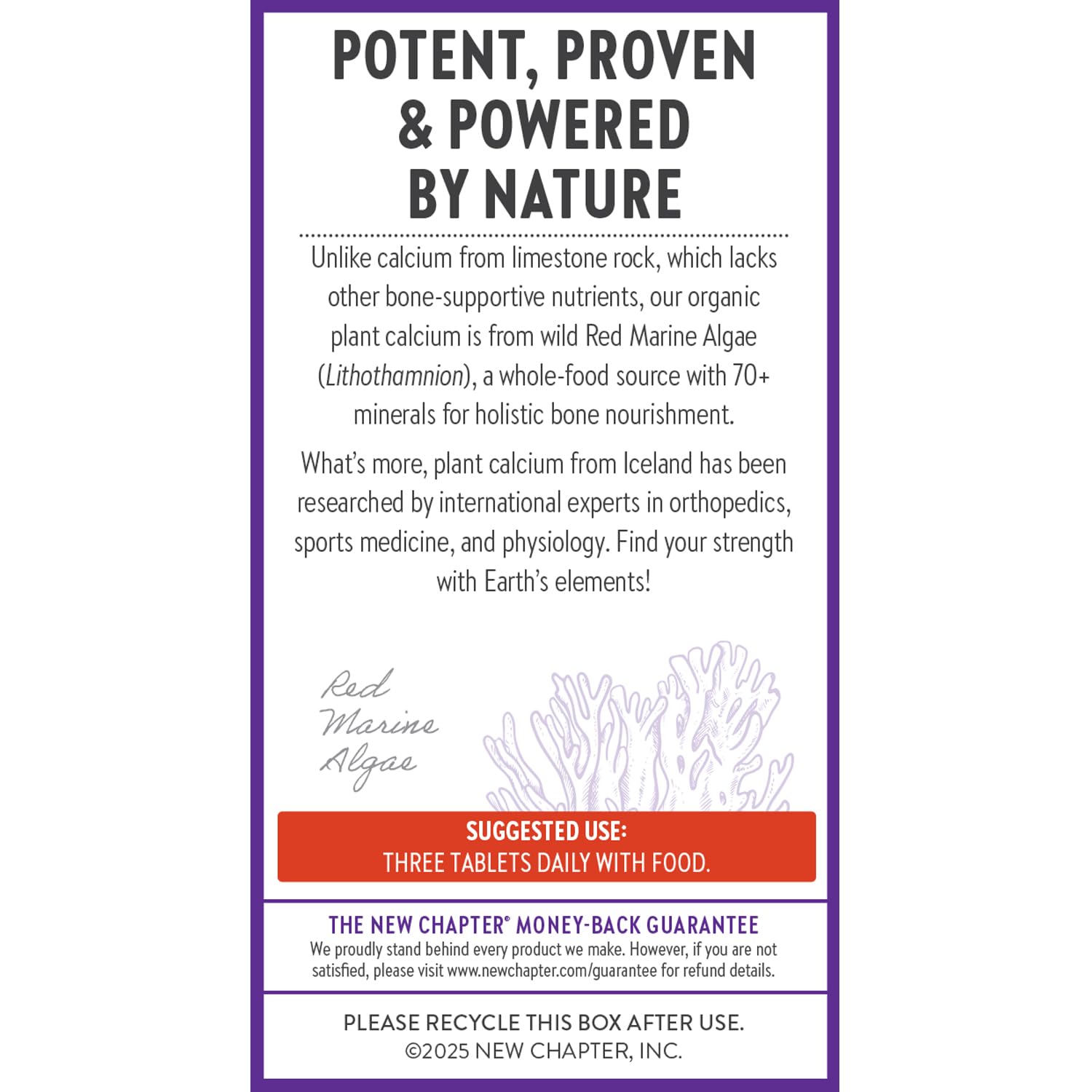 New Chapter Organic Plant Calcium in a lifestyle setting