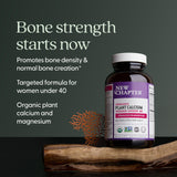 New Chapter Organic Plant Calcium packaging with ingredients