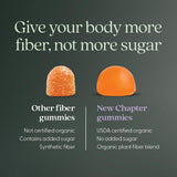 New Chapter Organic Prebiotic Fiber Gummies close-up of gummies