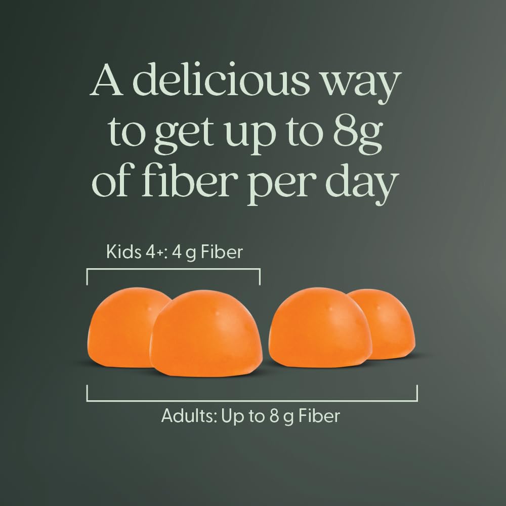New Chapter Organic Prebiotic Fiber Gummies on a kitchen counter
