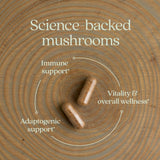 New Chapter Organic Reishi Mushroom Supplement capsule close-up