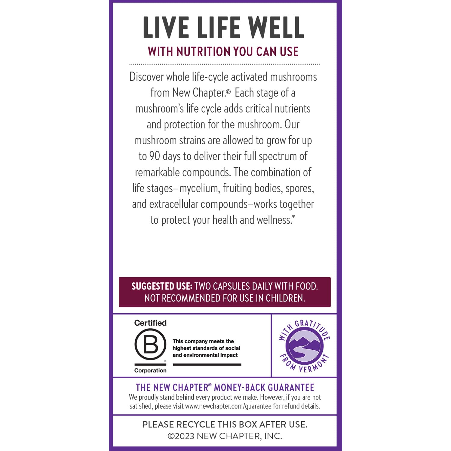 New Chapter Organic Reishi Mushroom Supplement with a measuring spoon
