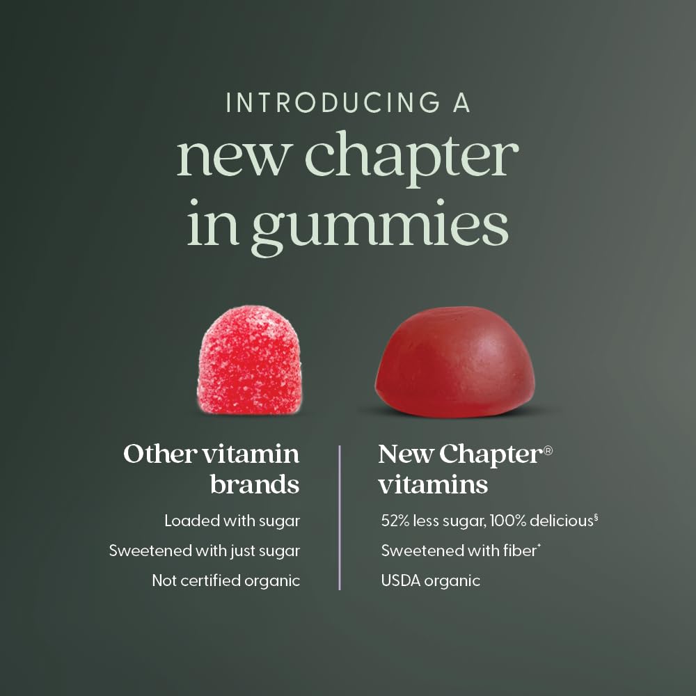 New Chapter Organic Vitamin D Gummies close-up of gummy texture
