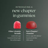 New Chapter Organic Vitamin D Gummies close-up of gummy texture