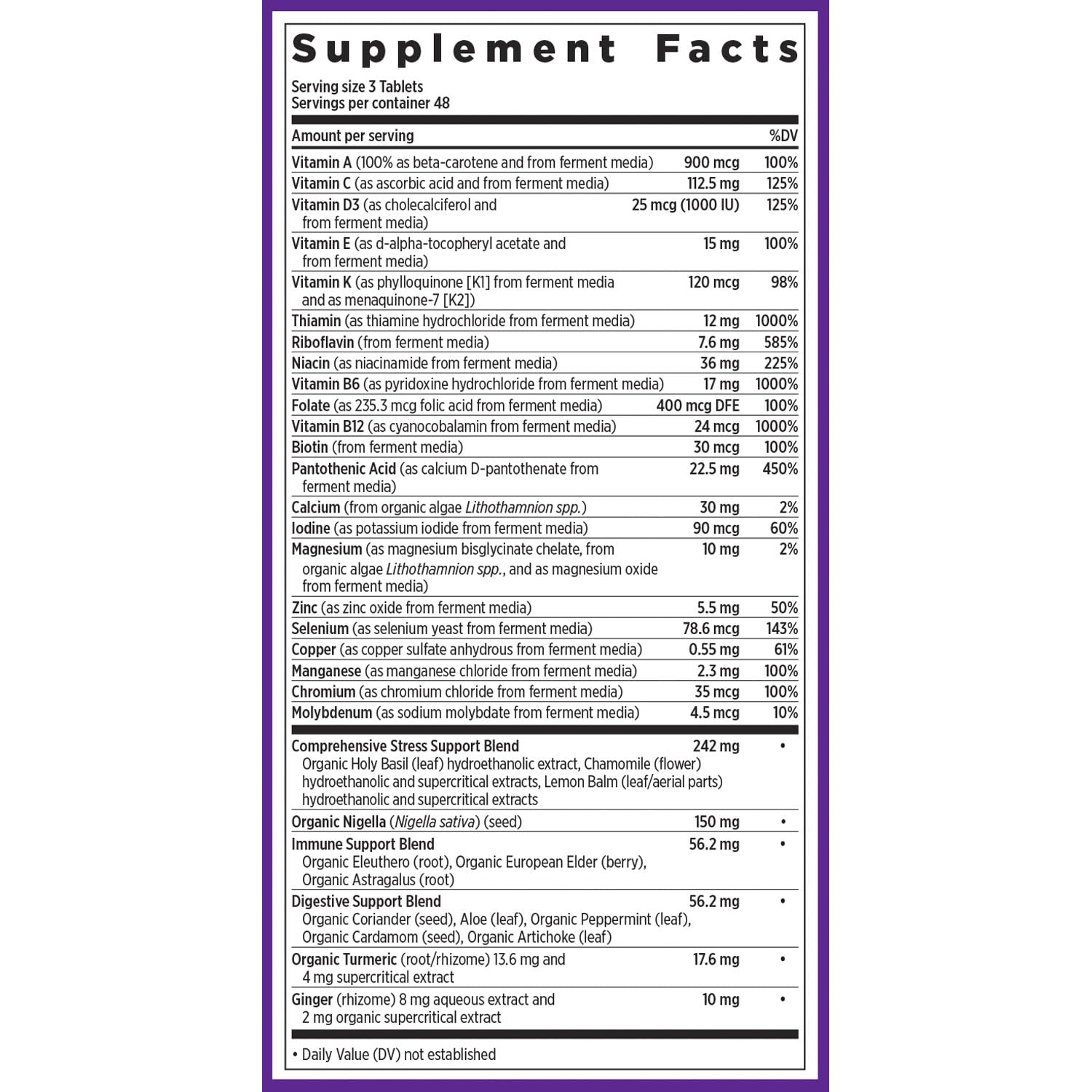New Chapter Perfect Calm Multivitamin close-up of capsules
