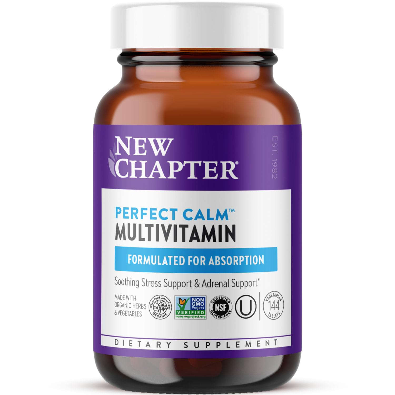 New Chapter Perfect Calm Multivitamin front view packaging
