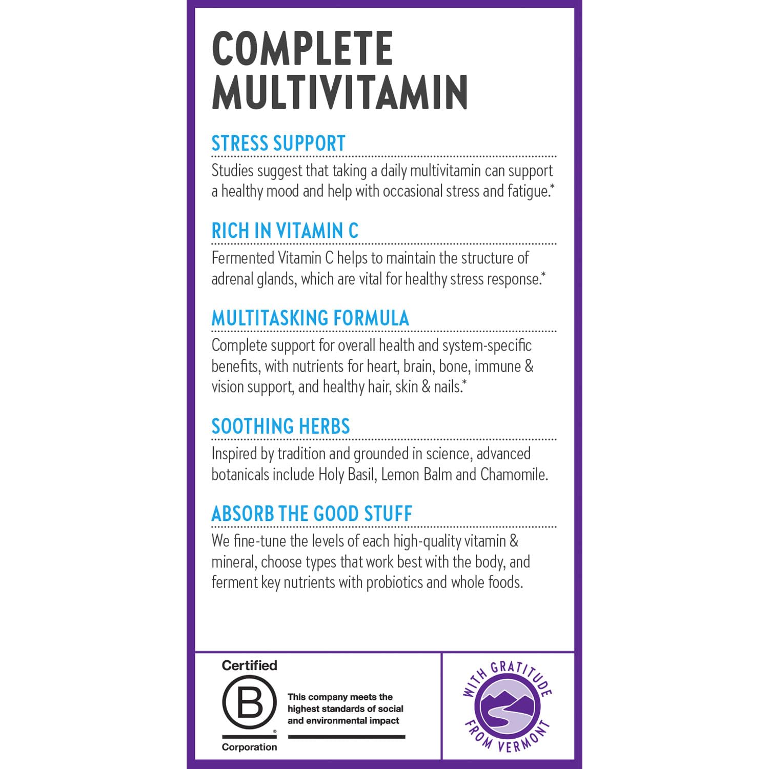New Chapter Perfect Calm Multivitamin with related health products