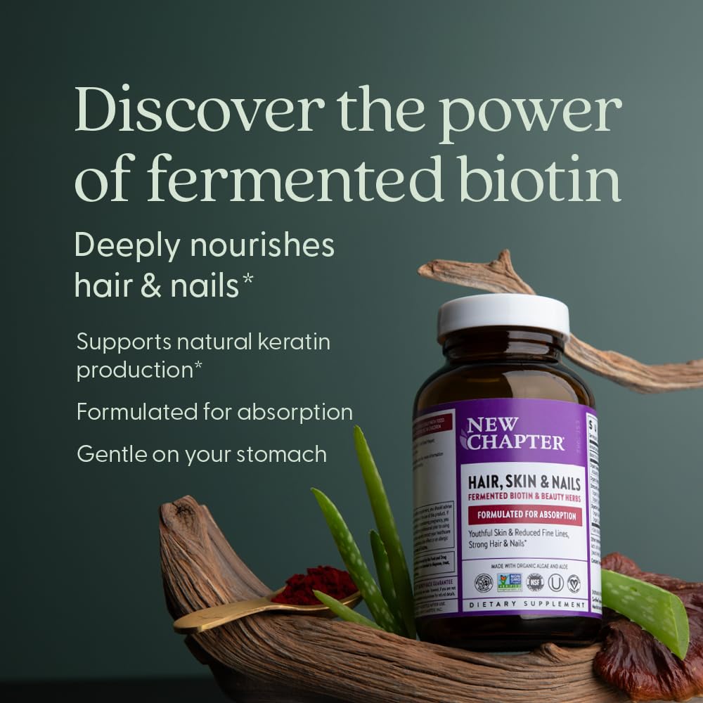New Chapter Perfect Hair, Skin & Nails Biotin Supplement ingredients list