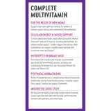 New Chapter Postnatal Multivitamins back view packaging