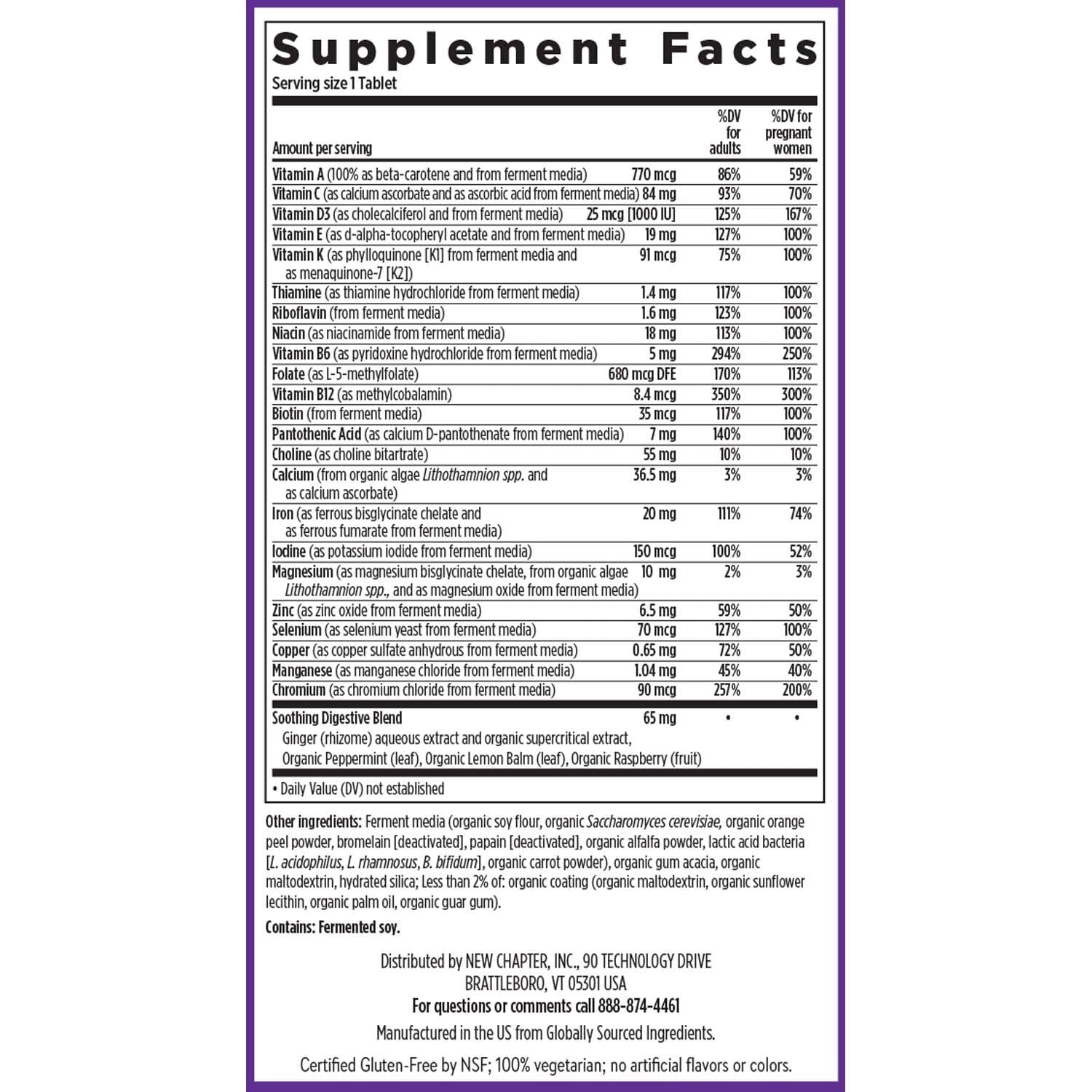 New Chapter Prenatal Vitamin 35+ lifestyle scene with mother