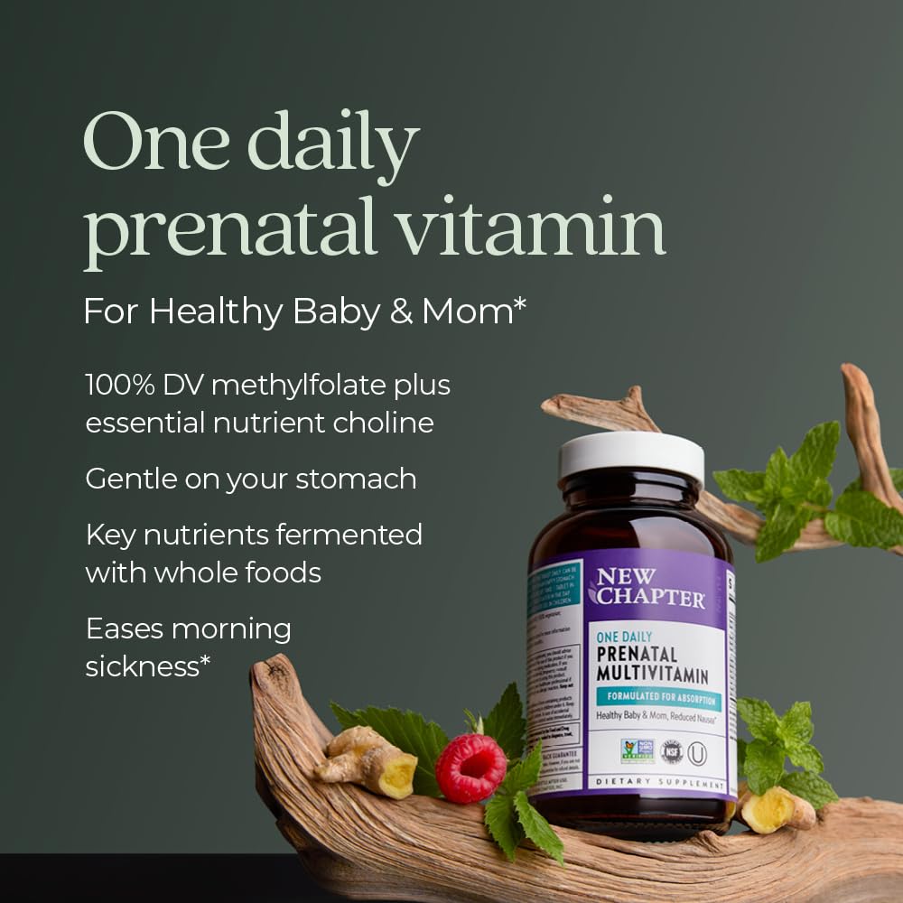 New Chapter Prenatal Vitamins 30 Tablets with Ginger ingredient
