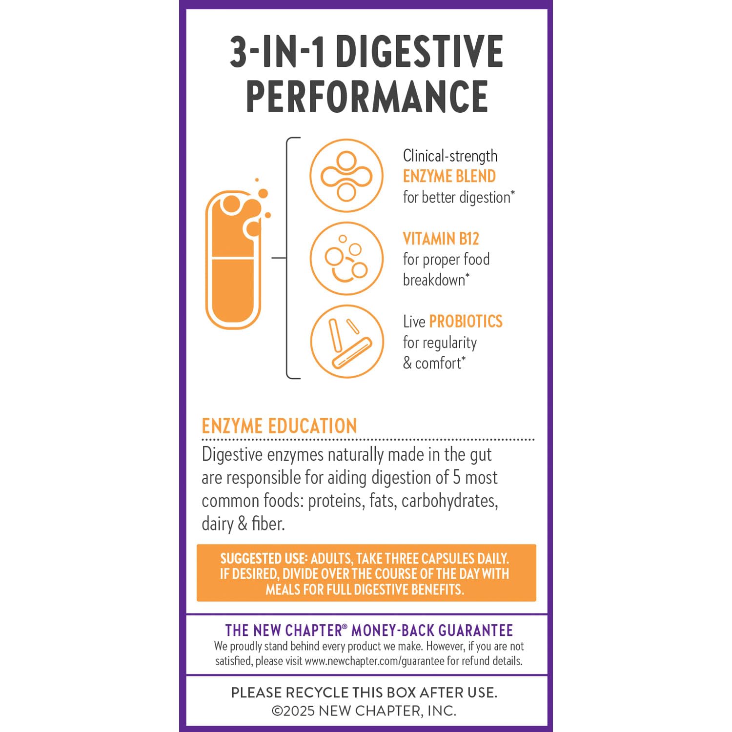 New Chapter Probiotic daily Support 227g on a kitchen counter