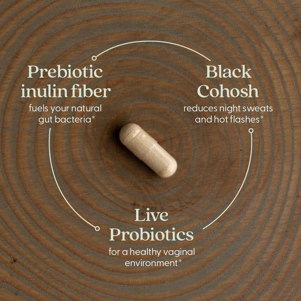 New Chapter Probiotic Menopause Balance capsules with packaging