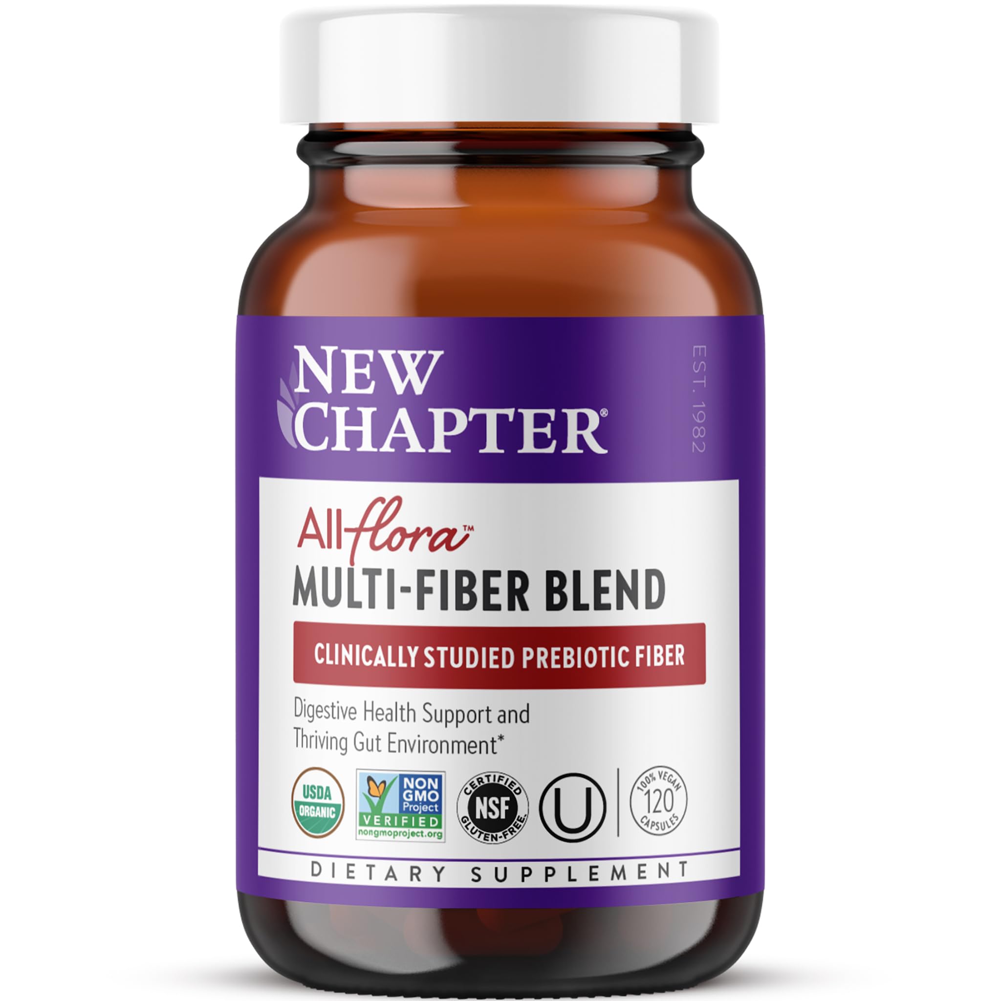 New Chapter Probiotic Triple-Fiber Blend 227g front view