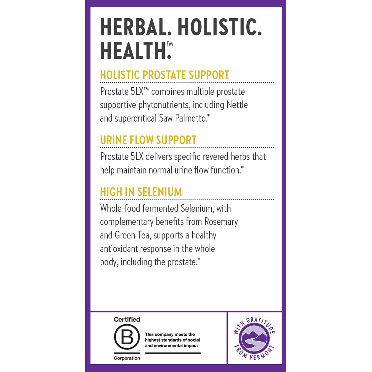 New Chapter Prostate 5LX™ Saw Palmetto Supplement with lifestyle setting