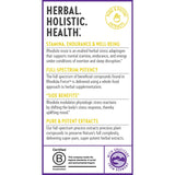 New Chapter Rhodiola Force 300mg capsules with a glass of water