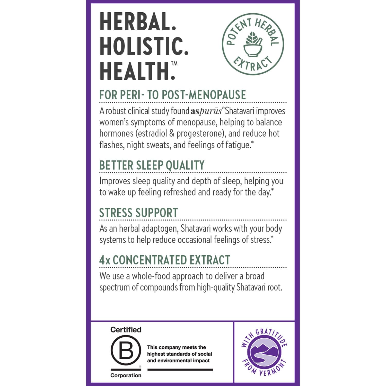 New Chapter Shatavari Supplement with herbal background
