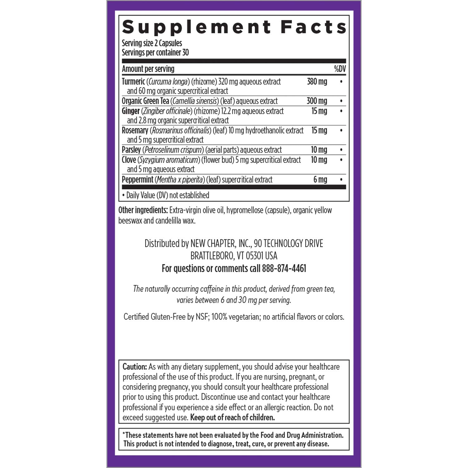 New Chapter Turmeric Force Daily Supplement bottle on a wooden table