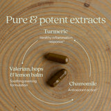 New Chapter Turmeric Force Nighttime supplement back view