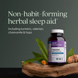 New Chapter Turmeric Force Nighttime supplement bottle with ingredients