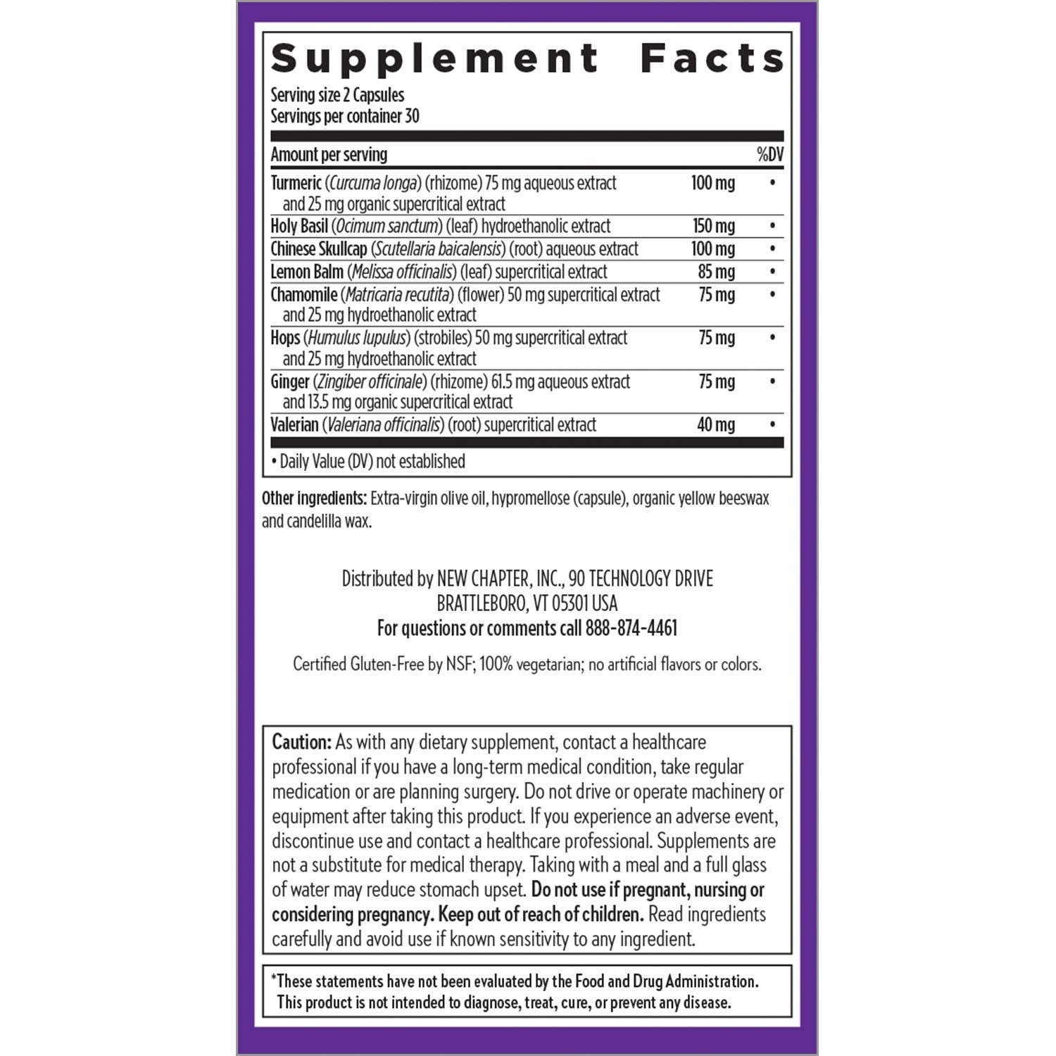 New Chapter Turmeric Force Nighttime supplement with herbal ingredients