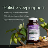 New Chapter Turmeric Sleep Aid Capsules close-up of label