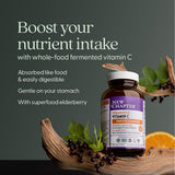 New Chapter Vitamin C tablets close-up