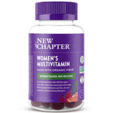 New Chapter Women's Gummy Multivitamins front view with berry-citrus flavour