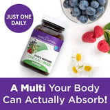 New Chapter Women's Multivitamin bottle with a measuring spoon