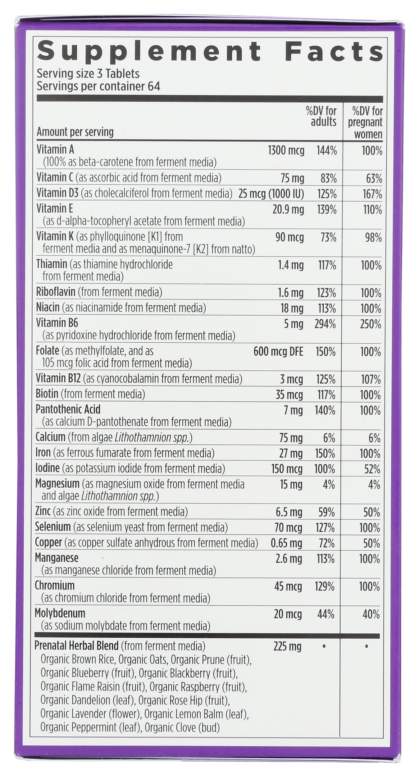 New Chapter Zyflamend Prenatal Multi 3 Tablets lifestyle scene